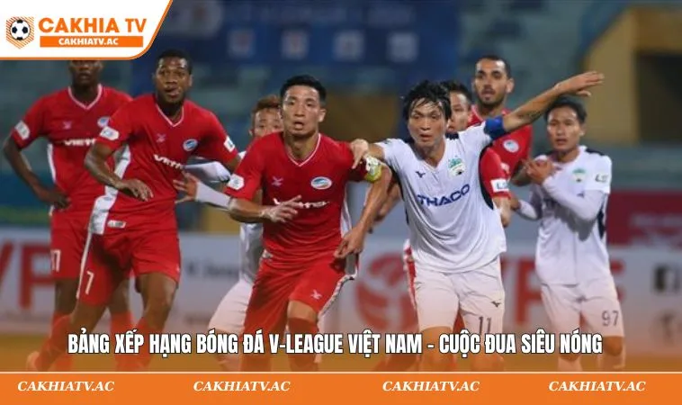 Bảng xếp hạng bóng đá V-League Việt Nam