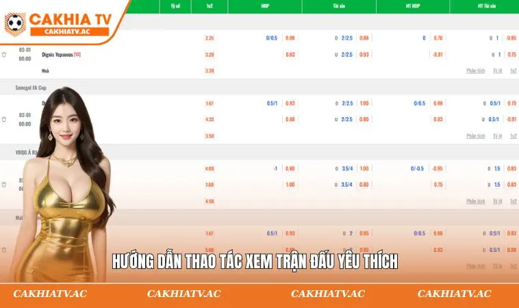 CAKHIATV | CAKHIATV – Xem Trực Tiếp Bóng Đá CAKHIA TV Miễn Phí 2026 15 Hướng dẫn thao tác xem trận đấu yêu thích