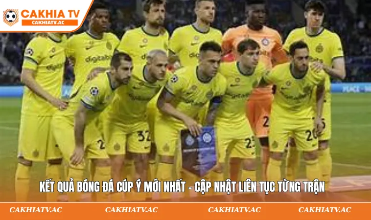 Kết quả bóng đá Cúp Ý