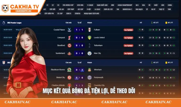 CAKHIATV | CAKHIATV – Xem Trực Tiếp Bóng Đá CAKHIA TV Miễn Phí 2026 13 Mục kết quả bóng đá tiện lợi, dễ theo dõi